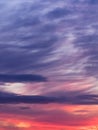 Dramatic sunset sky Royalty Free Stock Photo