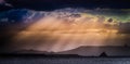 Dramatic sunset over the sea Royalty Free Stock Photo