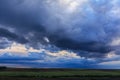 Dramatic sunset stormy cloudscape Royalty Free Stock Photo