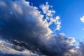 Dramatic sunset stormy cloudscape Royalty Free Stock Photo