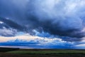 Dramatic sunset stormy cloudscape Royalty Free Stock Photo