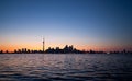 Dramatic sunset, Toronto, Canada Royalty Free Stock Photo