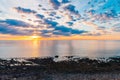 Dramatic sunset viewed from Hallett Cove Beach