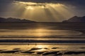 Dramatic Sunset - Vigo - Spain Royalty Free Stock Photo