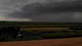 Dramatic Supercell Storm Aproaching the City