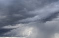 Dramatic thunderstorm clouds Royalty Free Stock Photo