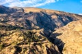 Dramatic view of the Andes Mountains in Peru Royalty Free Stock Photo