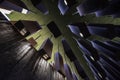 Dramatic view from below the monuments - National Monument for Peace and Justice