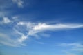 Dramatic view of cirrus clouds Royalty Free Stock Photo