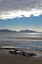 Dramatic View from Newborough Beach. Anglesey, Wales