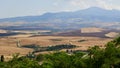 Dramatic view over Val d'Orcia Royalty Free Stock Photo