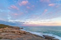 Dramatic view of Port Elliot rocky coast Royalty Free Stock Photo