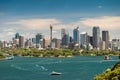 Dramatic view at Sydney city urban skyline