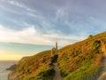 Wheal Coates tin mine on coast in Cornwall Royalty Free Stock Photo