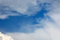 Dramatic Cloud on Blue Sky Royalty Free Stock Photo