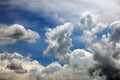 Dramatic Cloud on Blue Sky Royalty Free Stock Photo