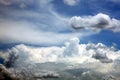 Dramatic Cloud on Blue Sky Royalty Free Stock Photo