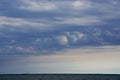 Storm Clouds Over Chesapeake Bay Royalty Free Stock Photo