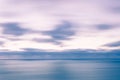 Dramatic cloudy sky sunrise over Atlantic ocean Royalty Free Stock Photo