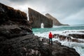 Drangarnir, a spectacular rock in the Faroe Islands