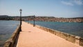 Drapano Bridge in Argostoli, Kefalonia, Greece Royalty Free Stock Photo