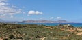 Drapano peninsula on Crete Royalty Free Stock Photo