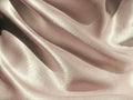 Draped beige satin background Royalty Free Stock Photo