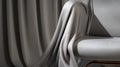 draped heather grey texture Royalty Free Stock Photo