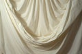 Draped muslin backdrop