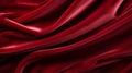draped Smooth and rich red velour texture. Royalty Free Stock Photo