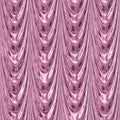 Draped textile fabric curtain drapery seamless pattern texture background with a metallic reflection cute pink color Royalty Free Stock Photo
