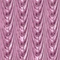 Draped textile fabric curtain drapery seamless pattern texture background with a metallic reflection cute pink color