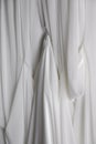 Draped White Fabric Background