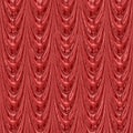 Drapery seamless generated texture Royalty Free Stock Photo