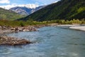 The Drava Drau River in Austria