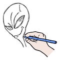 Draw Alien