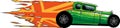 draw of hot rod car vector illustration design Royalty Free Stock Photo