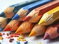 Draw Icon Transparent Background, A Group Of Colored Pencils
