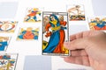 Draw tarot : Temperance Royalty Free Stock Photo