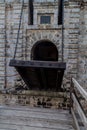 Drawbridge at Castillo de Jagua castle, Cu