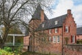 The drawbridge of Doorwerth Castle in The Netherlands Royalty Free Stock Photo