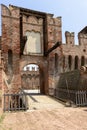 Drawbridge entrance to main courtyard, Soncino Castle