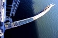 Drawbridge ladder in intercoastal in Florida Royalty Free Stock Photo