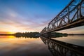 Drawbridge on the Oder, Poland