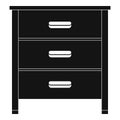 Drawer icon, simple style