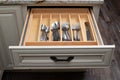 drawer for the kitchen cabinet metal open clean style