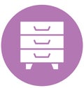 Drawers Isolated Vector Icon That can be easily Modified or Edited. Royalty Free Stock Photo
