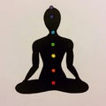 Drawing of chakras