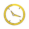 drawing clock time business money design