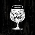 Drawing Craft Wine Concept